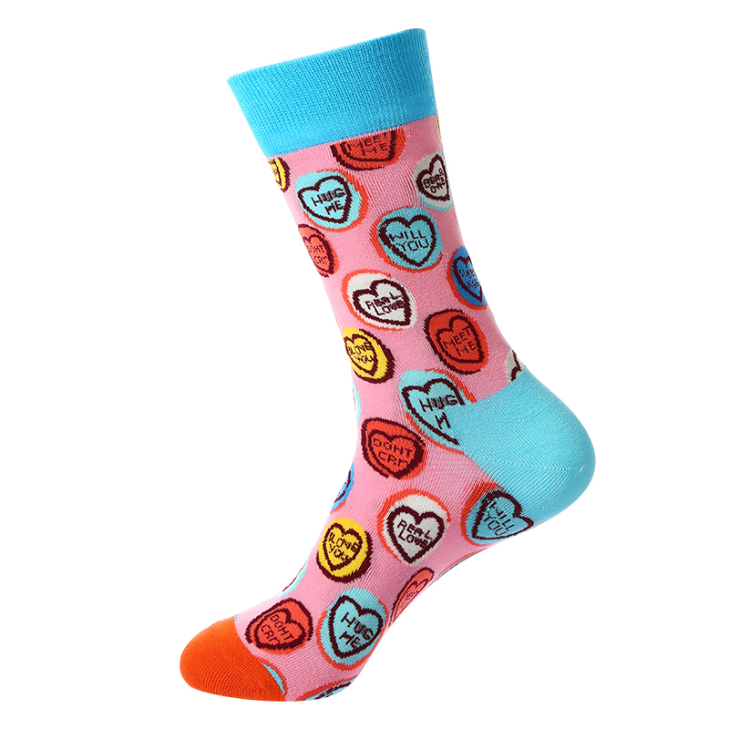Jacquard hip-hop style platea modo socks