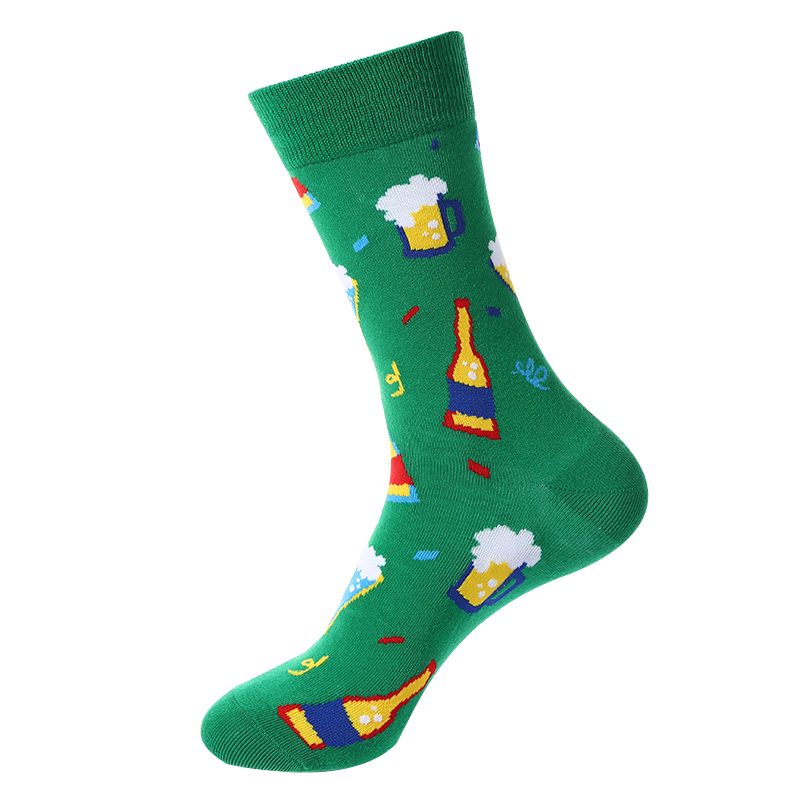 Jacquard hip-hop style platea modo socks