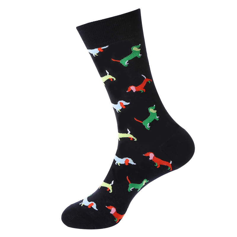 Jacquard hip-hop style platea modo socks