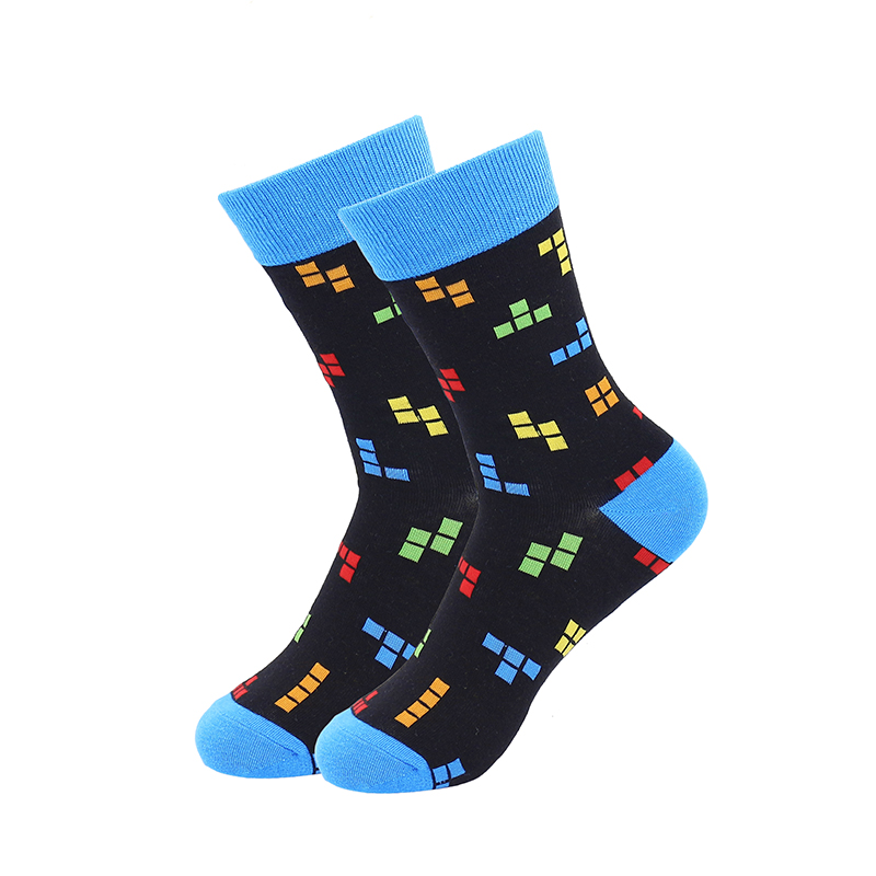 Jacquard feminarum medium socks vitulus