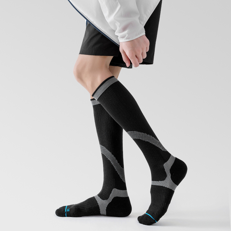 Clara jacquard compressionem socks velit revolutio