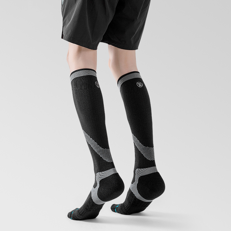 Clara jacquard compressionem socks velit revolutio
