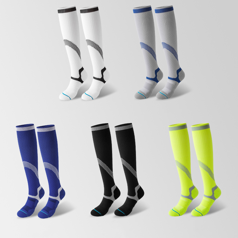 Clara jacquard compressionem socks velit revolutio