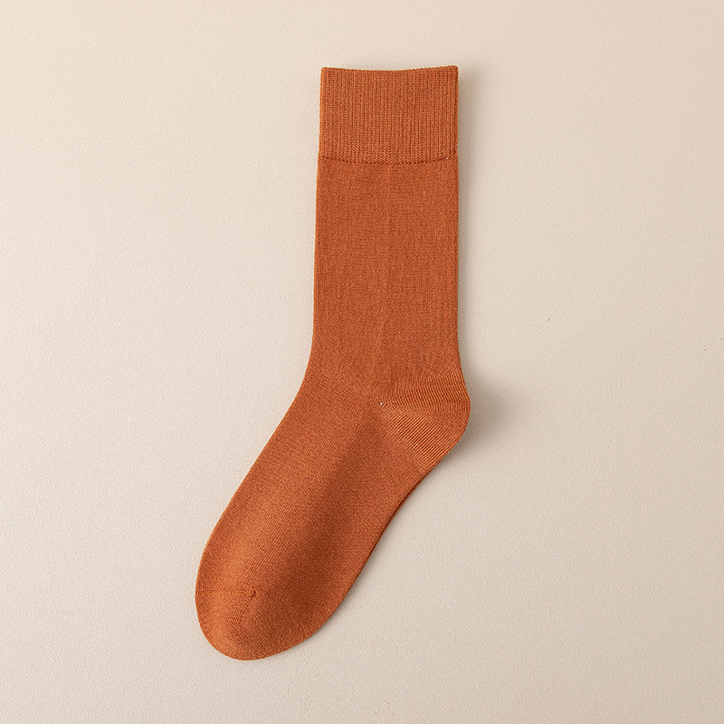 Mulieres solidum color vitulus socks medium