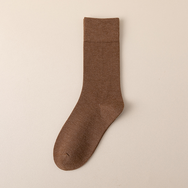 Mulieres solidum color vitulus socks medium
