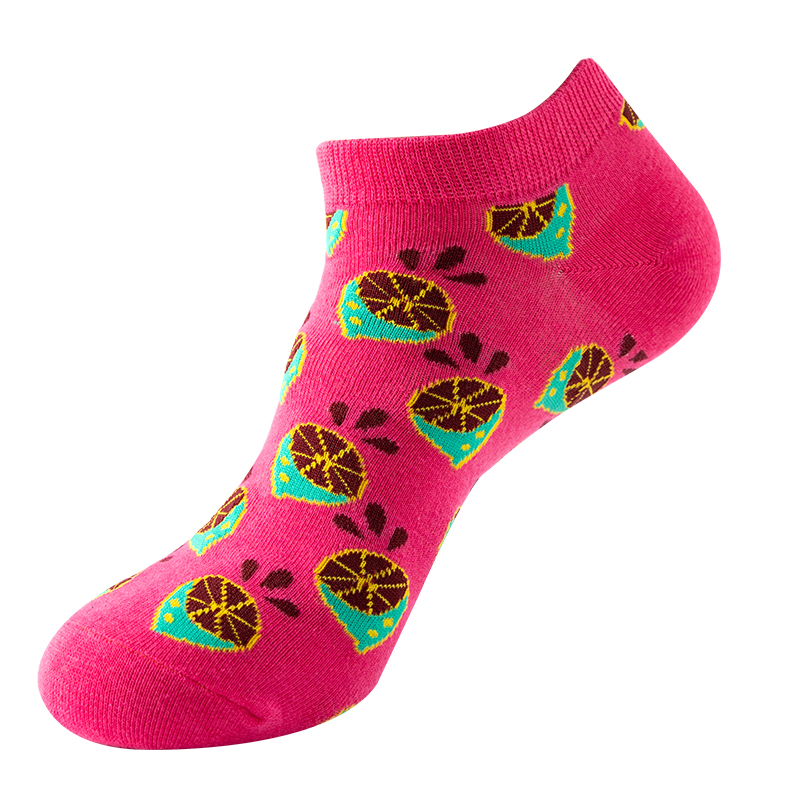 Cotton jacquard bellus feminarum navi socks