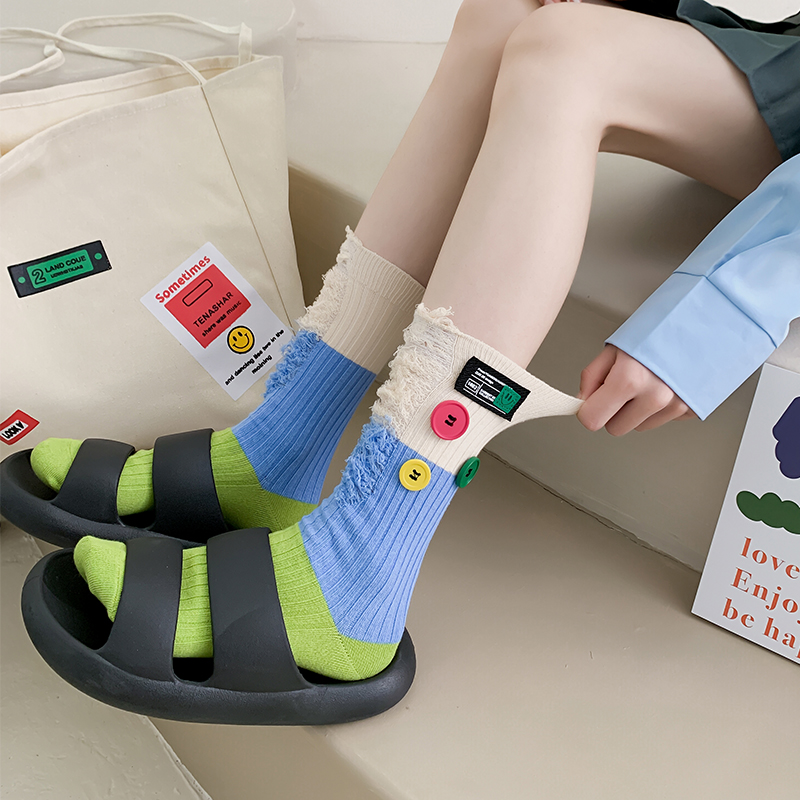 Button mendicus colorblock tibialia