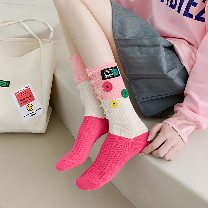 Button mendicus colorblock tibialia
