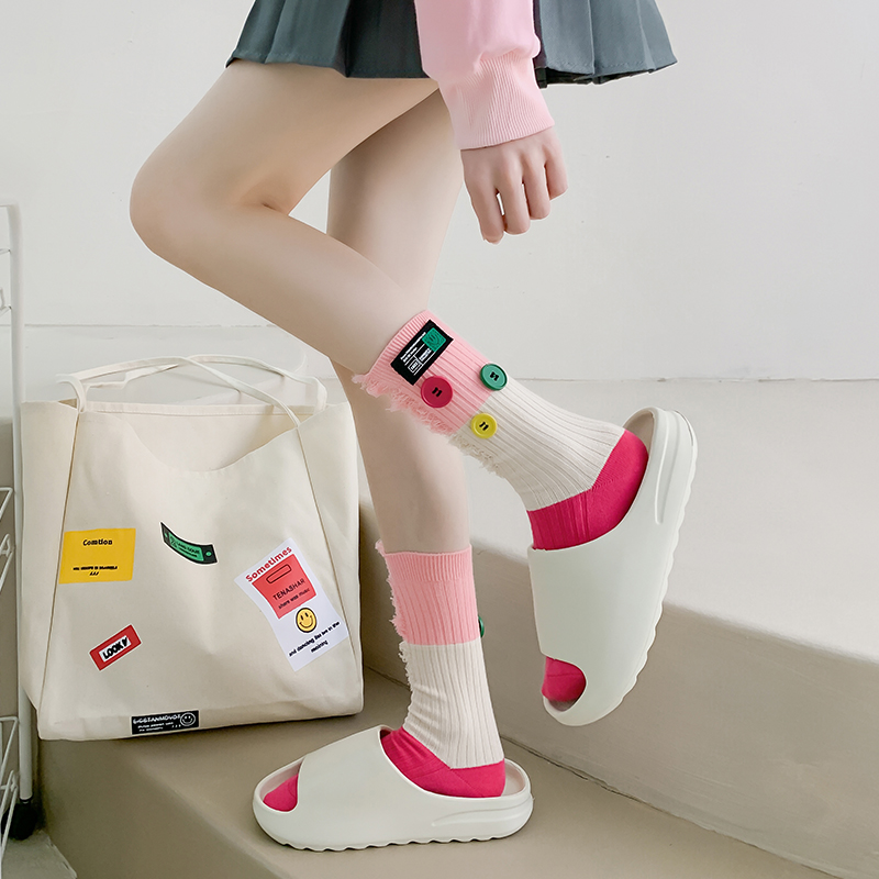 Button mendicus colorblock tibialia