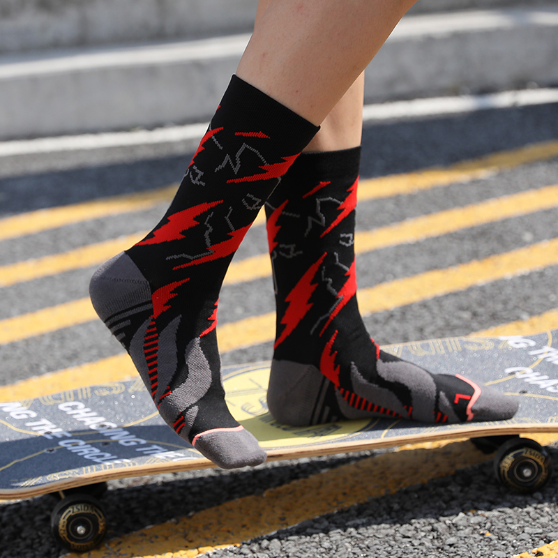 Clara jacquard velit cycling velox-siccatio compressionem socks