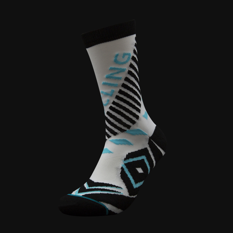 Velit cycling pressura nylon jacquard socks