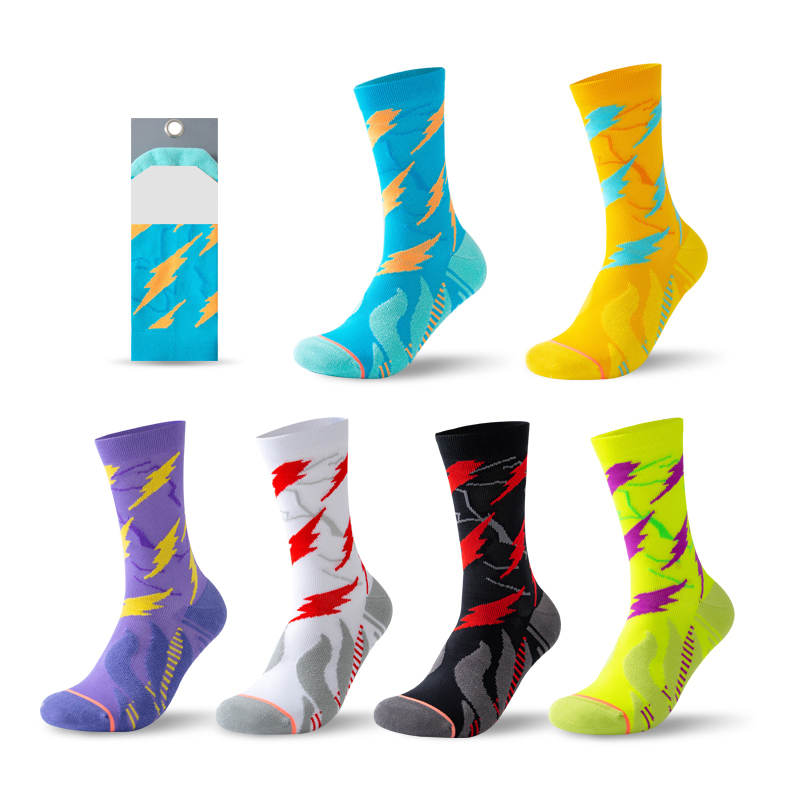 Clara jacquard velit cycling velox-siccatio compressionem socks