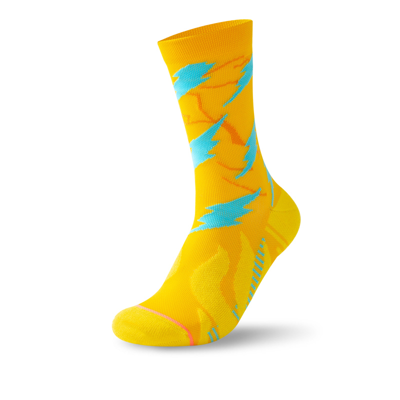 Clara jacquard velit cycling velox-siccatio compressionem socks