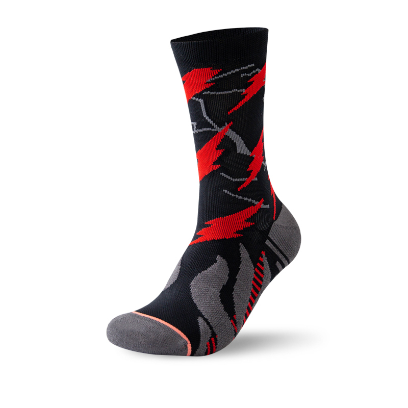 Clara jacquard velit cycling velox-siccatio compressionem socks