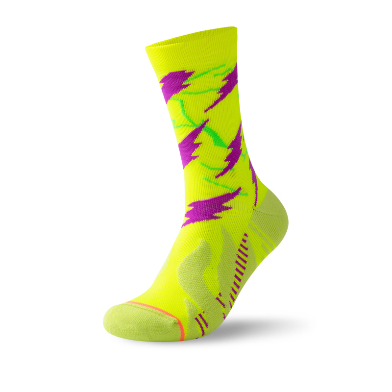 Clara jacquard velit cycling velox-siccatio compressionem socks